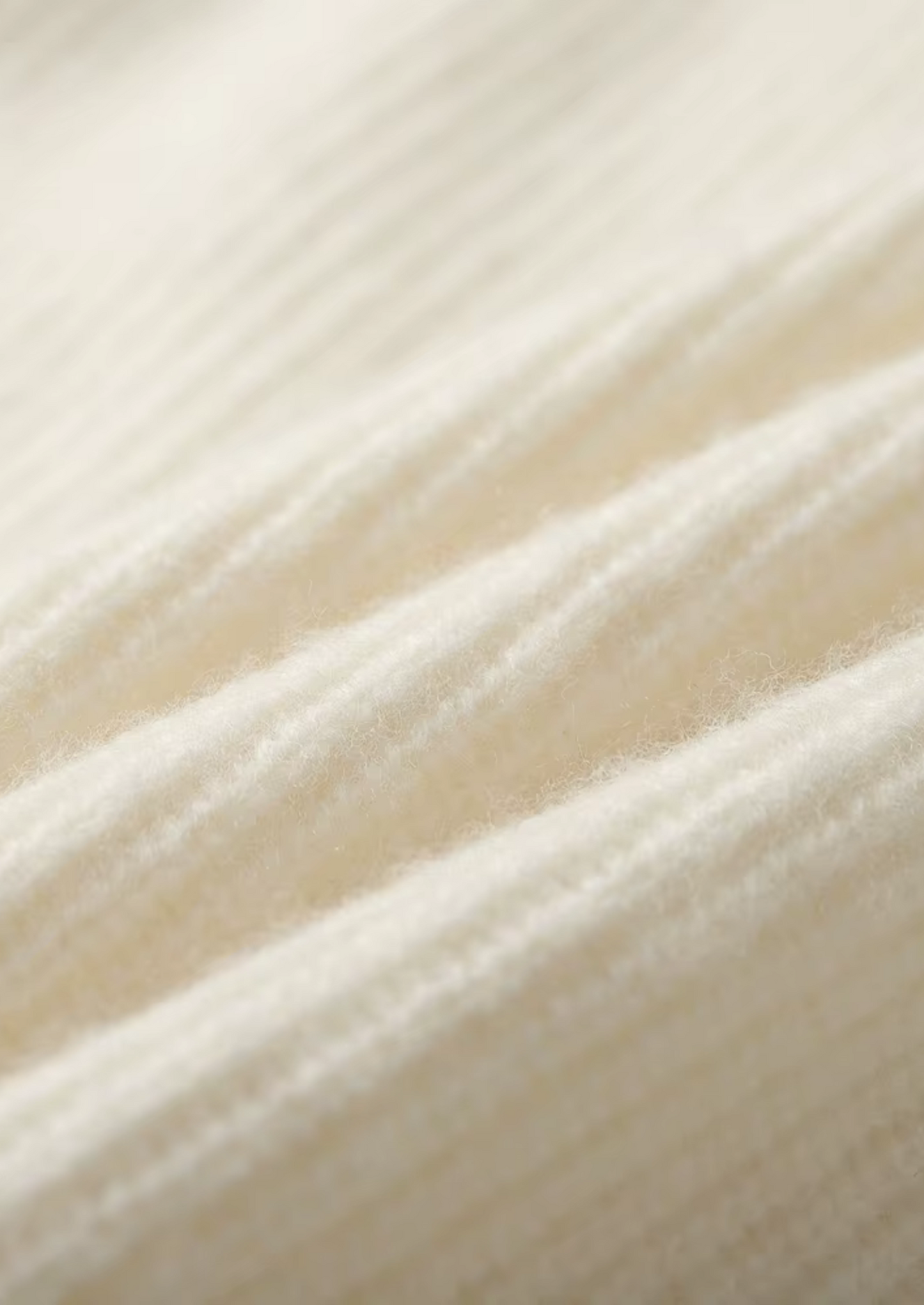 CASHMERE RIBBED V-NECK SWEATER