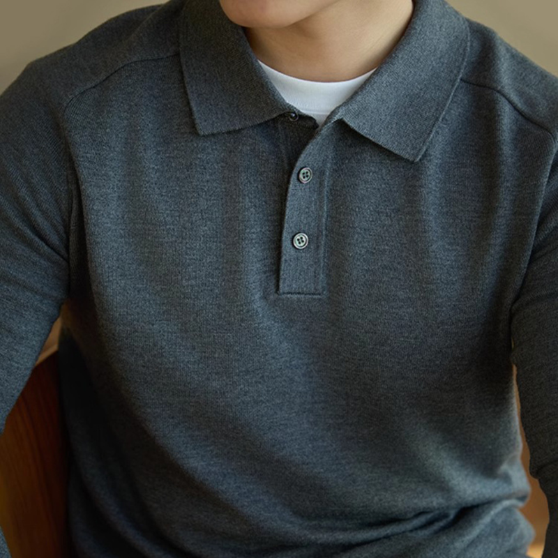 PREMIUM WOOL JUMPER POLO