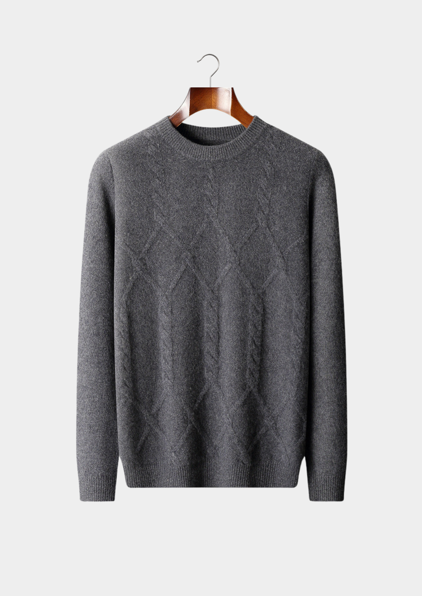 WOOL PATTERN CREWNECK