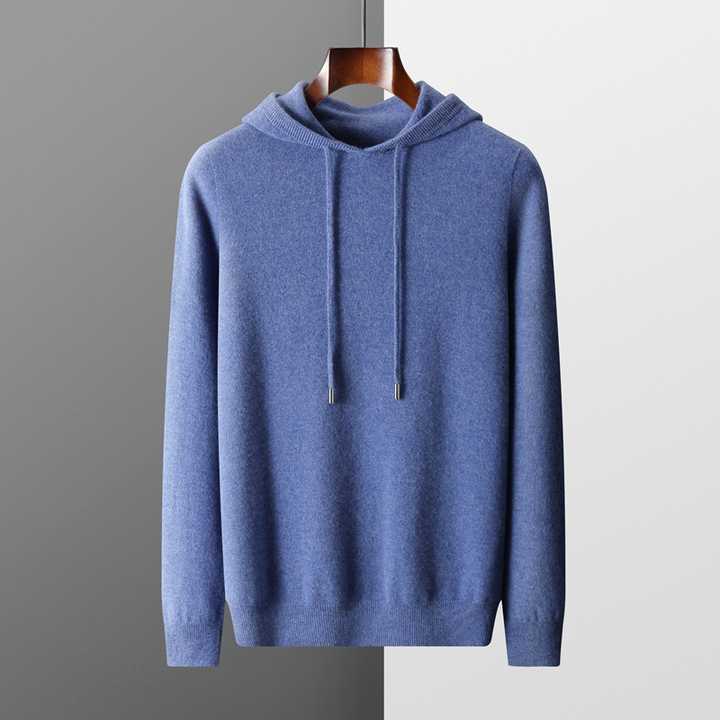 WOOL HOODED SWEATER