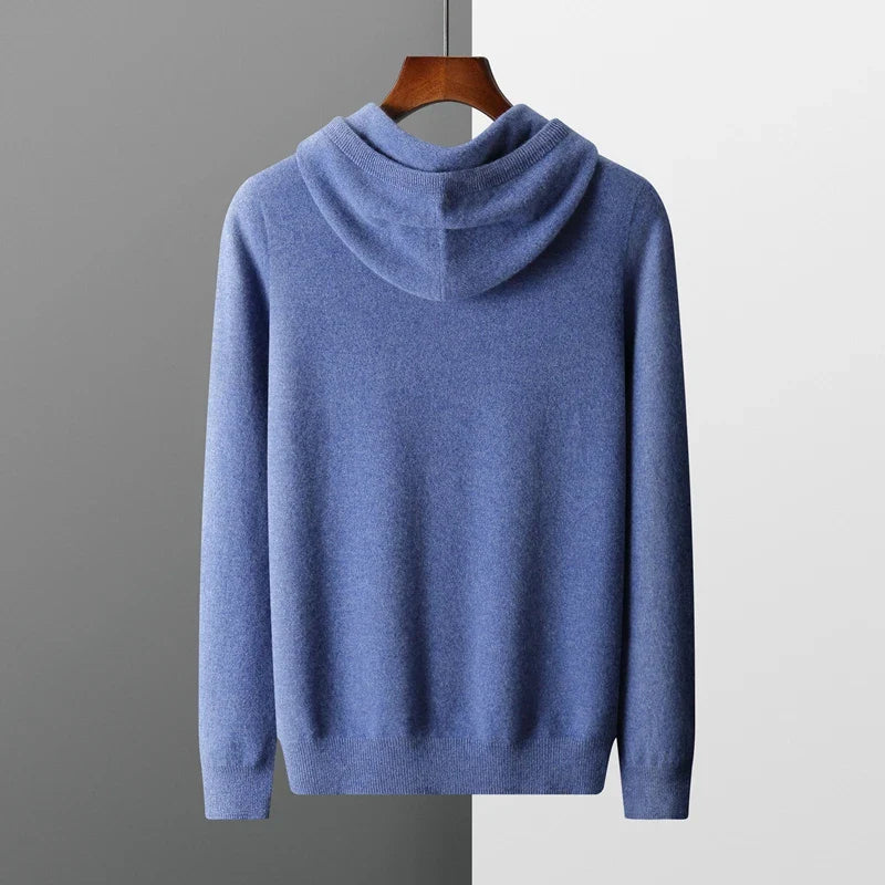 WOOL HOODED SWEATER