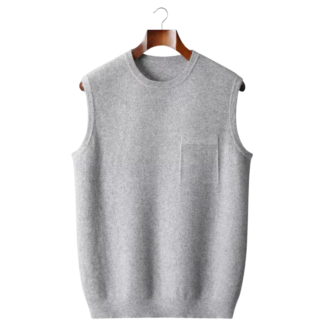 WOOL CREWNECK VEST