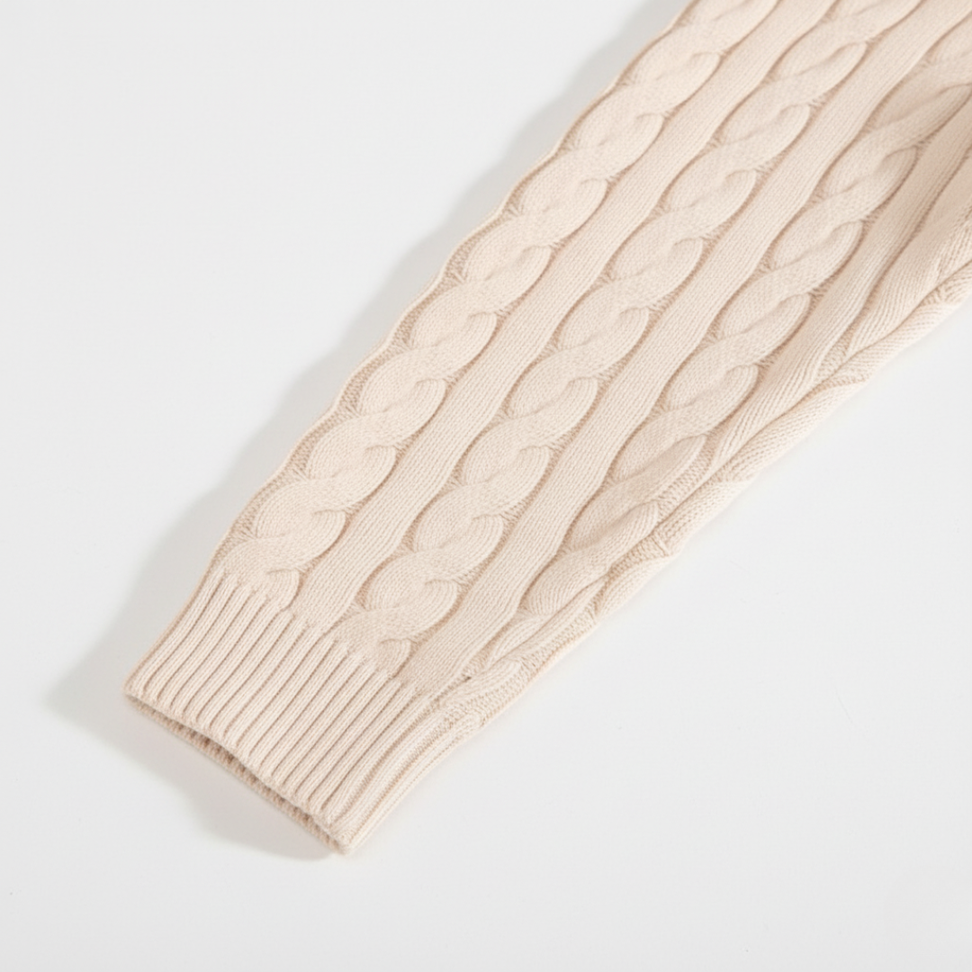 CONSTANCE HALF ZIP SWEATER