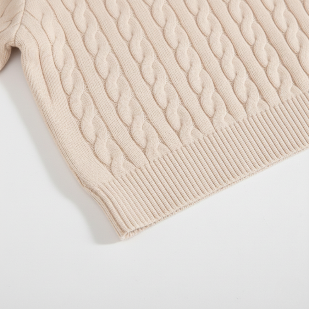 CONSTANCE HALF ZIP SWEATER