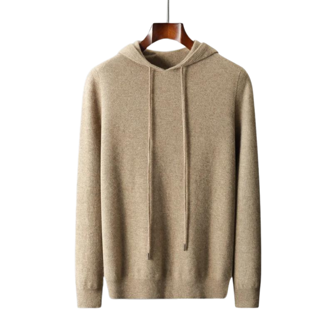WOOL HOODED SWEATER