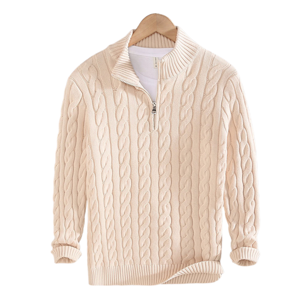 CONSTANCE HALF ZIP SWEATER