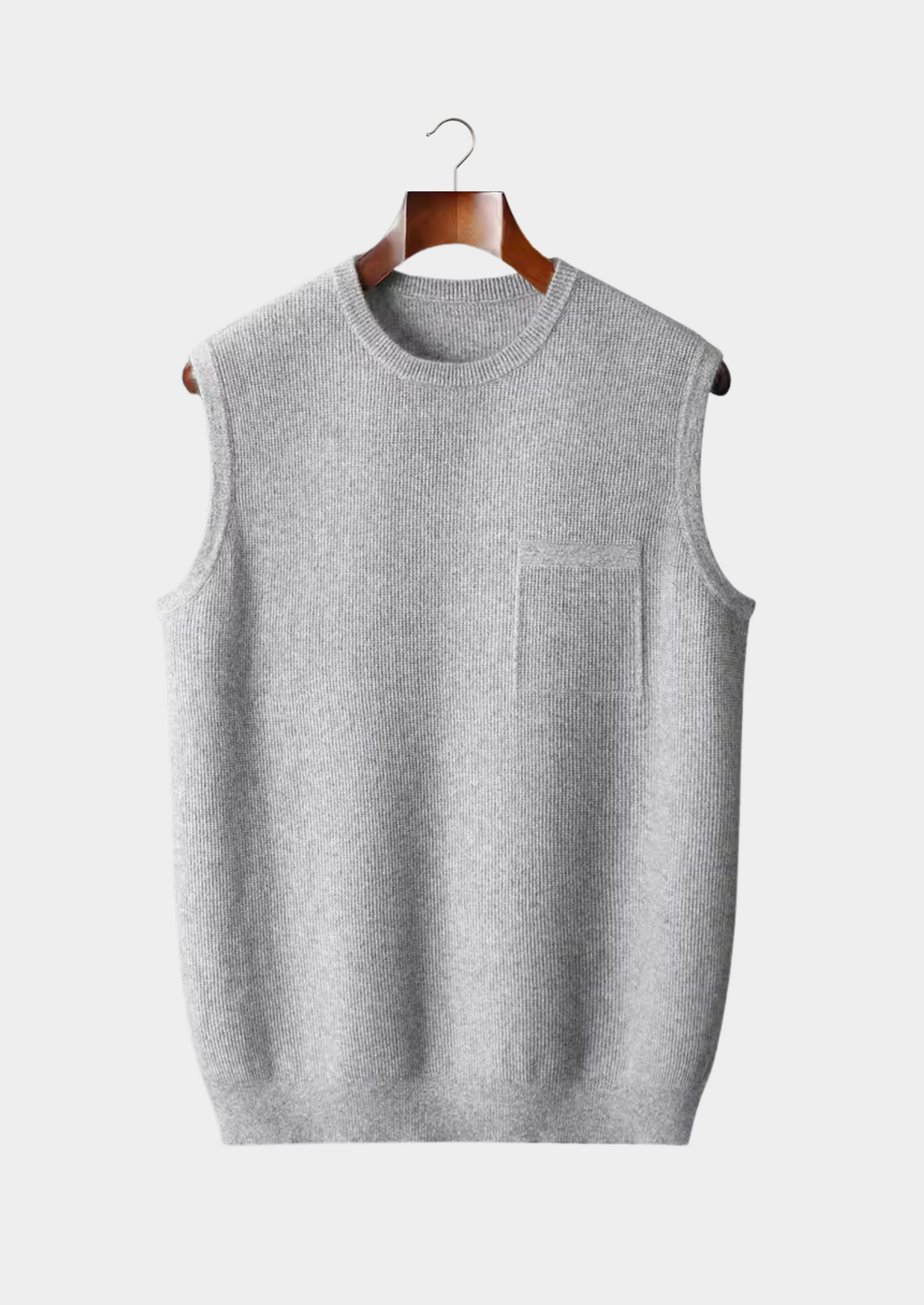 WOOL CREWNECK VEST