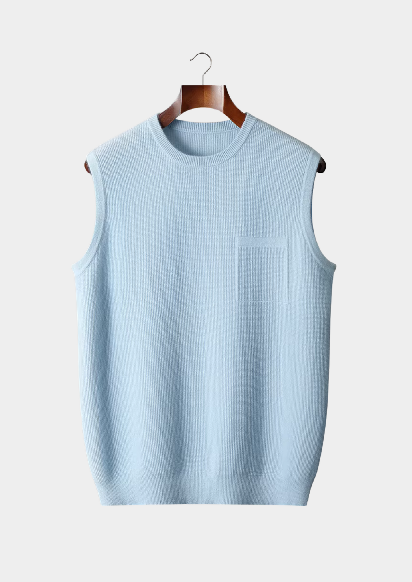 WOOL CREWNECK VEST