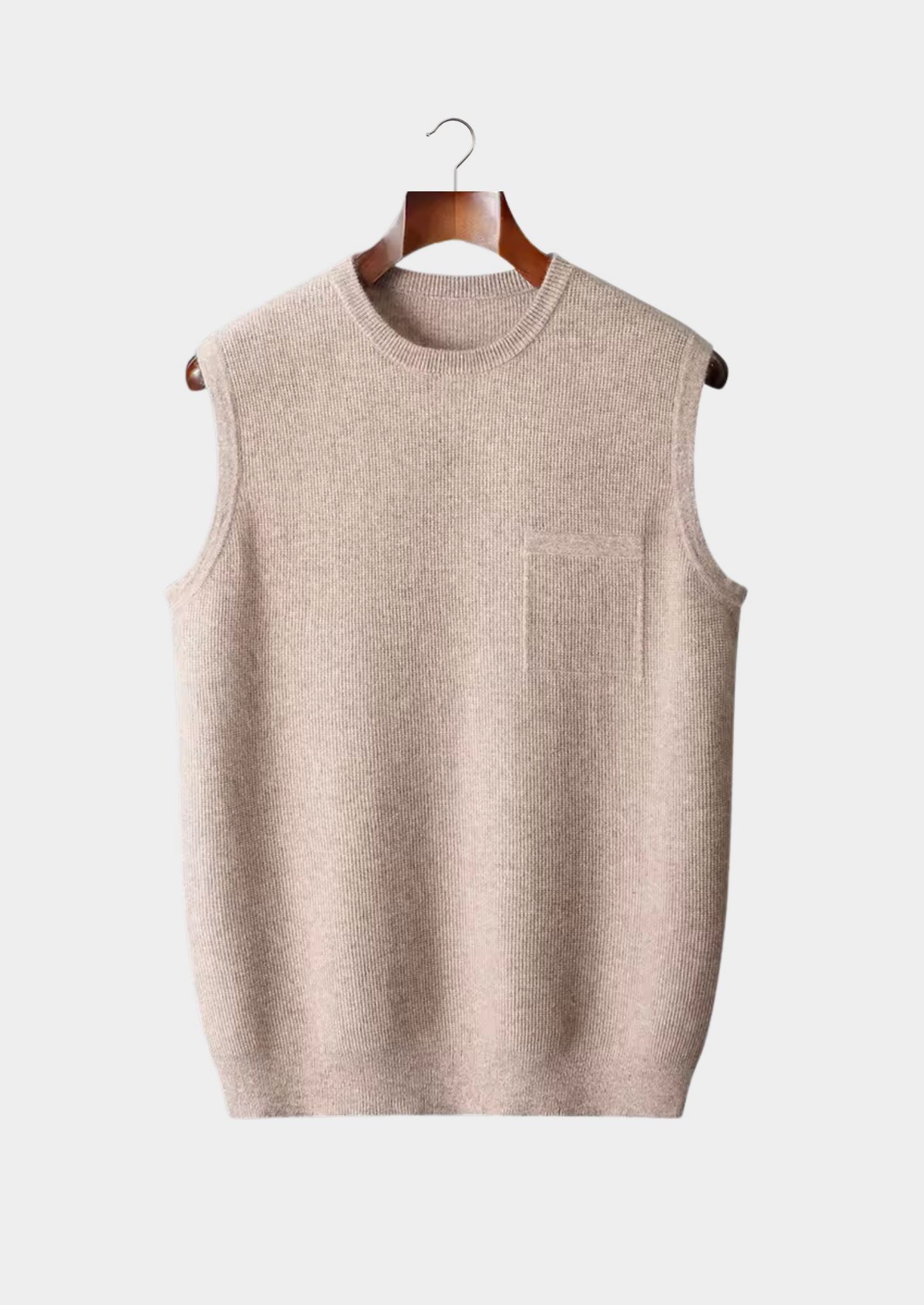 WOOL CREWNECK VEST